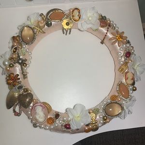 Cameo Jewelry Wreath Handmade